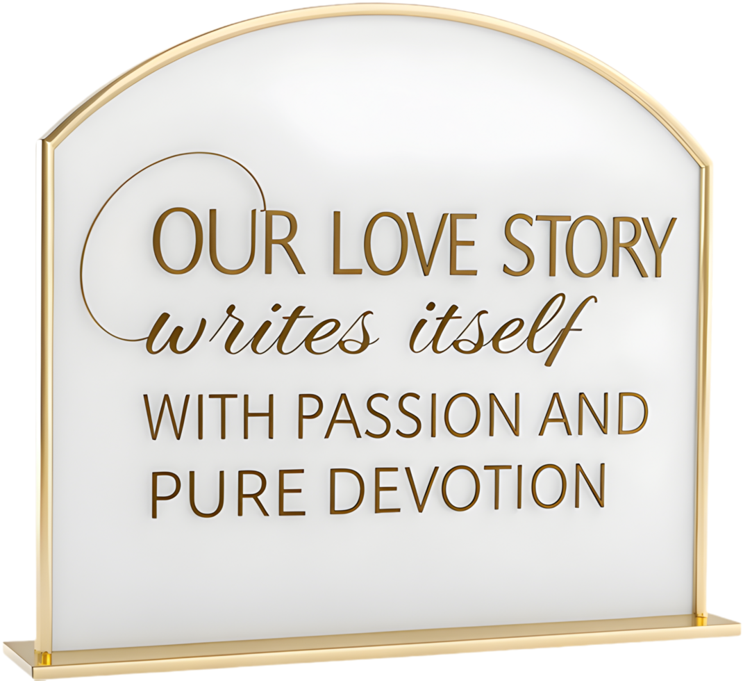 Express Deep Love with Heartfelt Love Message Clipart. . png