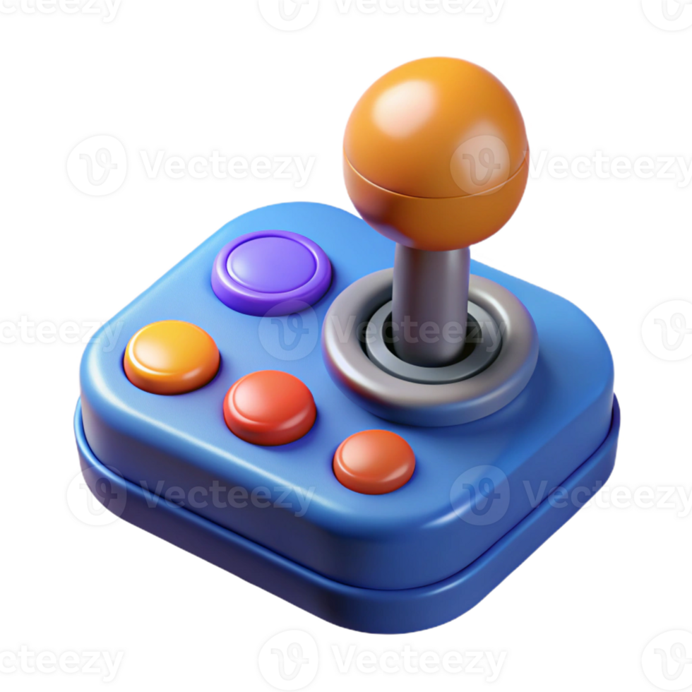 3D Render Joystick Controller Gamepad png
