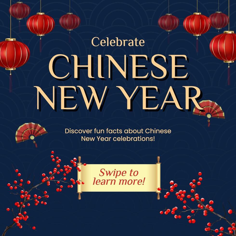 IG Post Carousel - Chinese New Year template