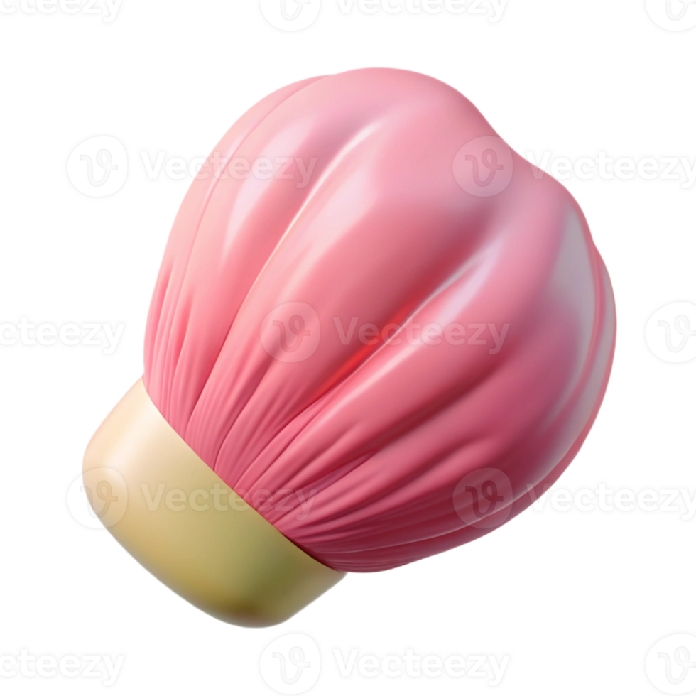 Pink 3D Render of Abstract Fabric Puff png