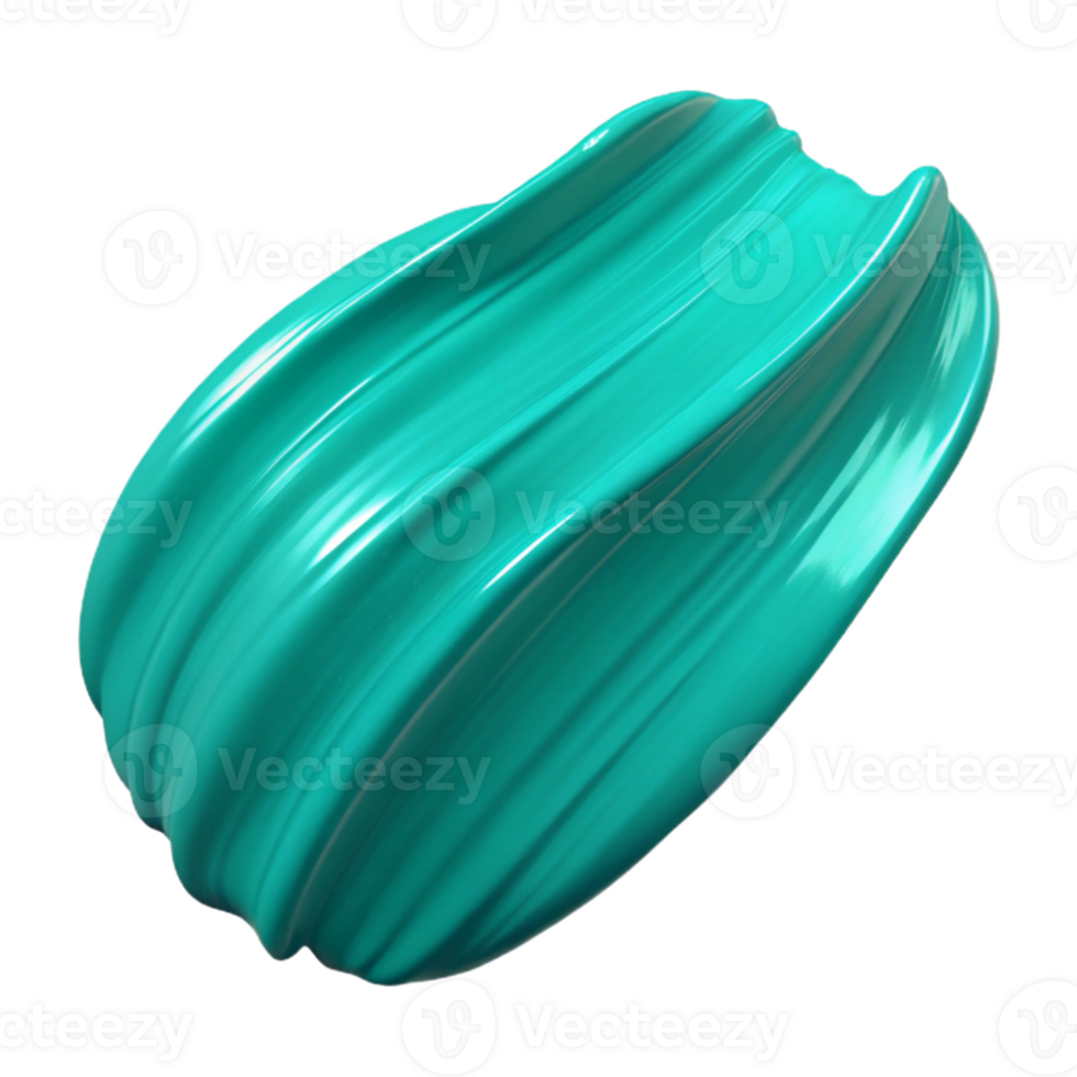 Teal 3D Abstract Swirl Background Image png