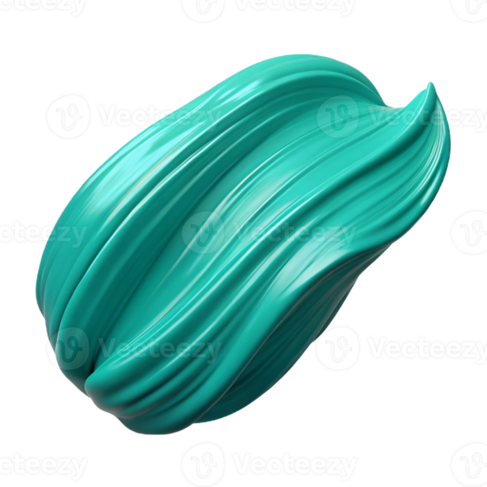 Teal 3D Abstract Swirl Background Image png