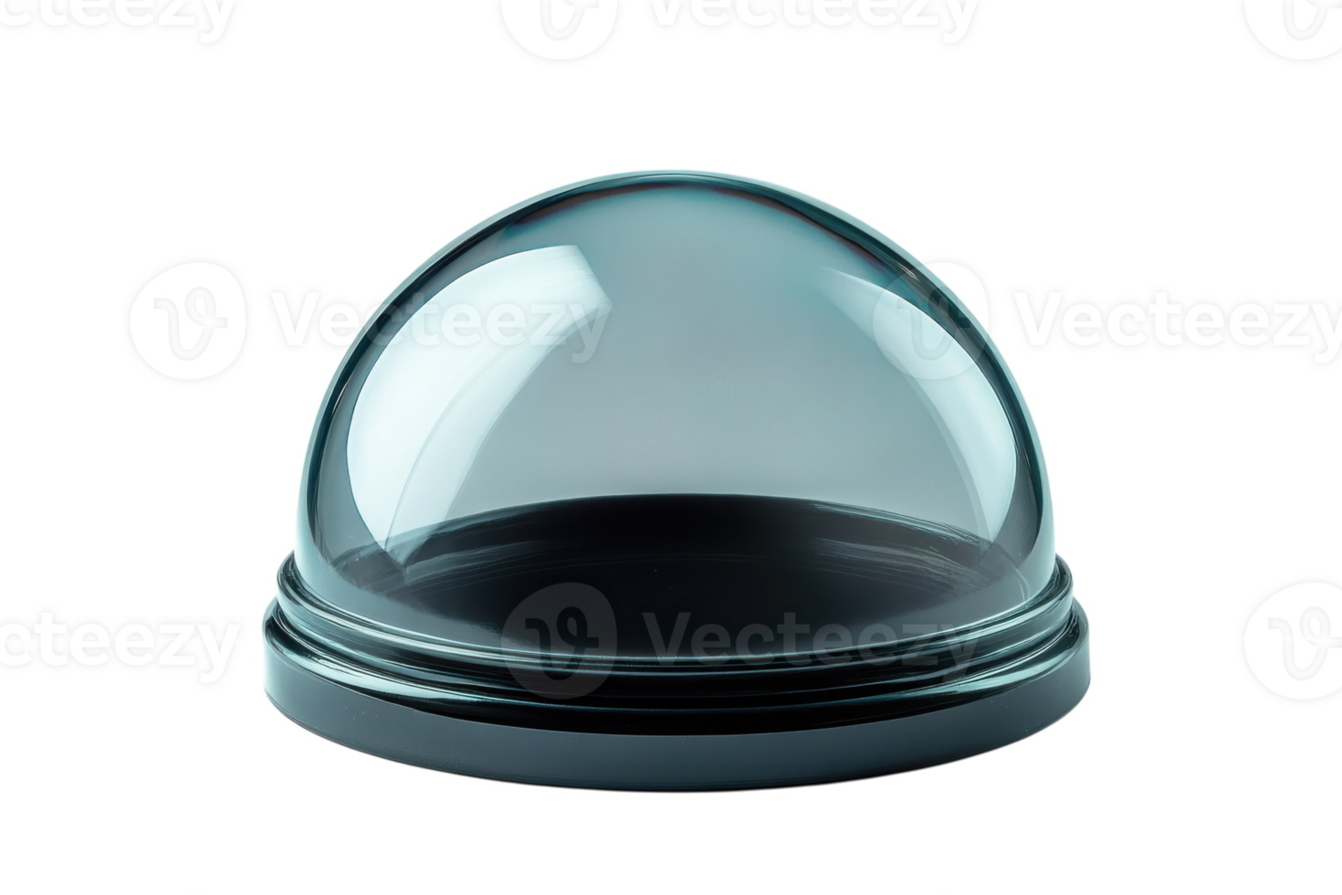 Transparent dome display case used for showcasing collectibles in exhibition settings png