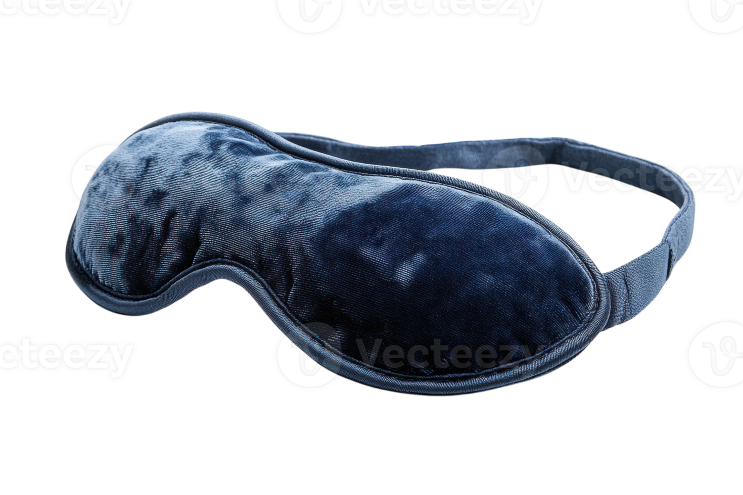 Sleep mask with soft velvet fabric designed for comfortable rest during travel or at home at night png
