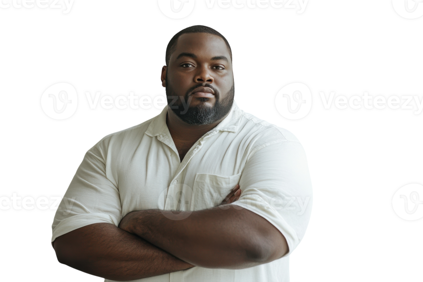 Confident man poses indoors, showcasing strength and assertiveness during a casual setting png