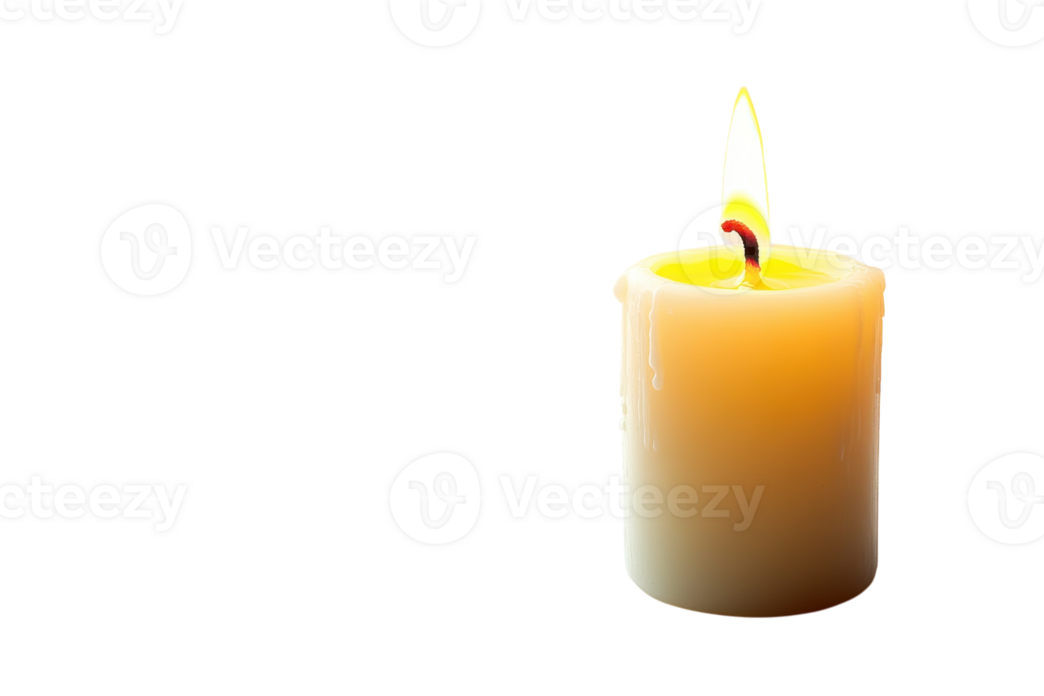 Candle burns softly in a serene setting creating a warm and peaceful atmosphere during a quiet evening png