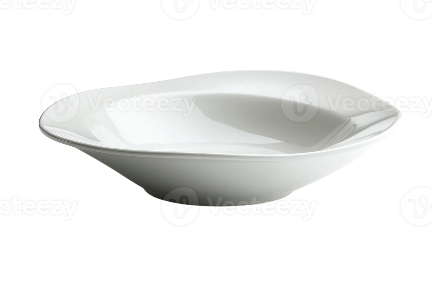 Elegant white serving bowl designed for appetizers, salads, or desserts suitable for dining occasions png