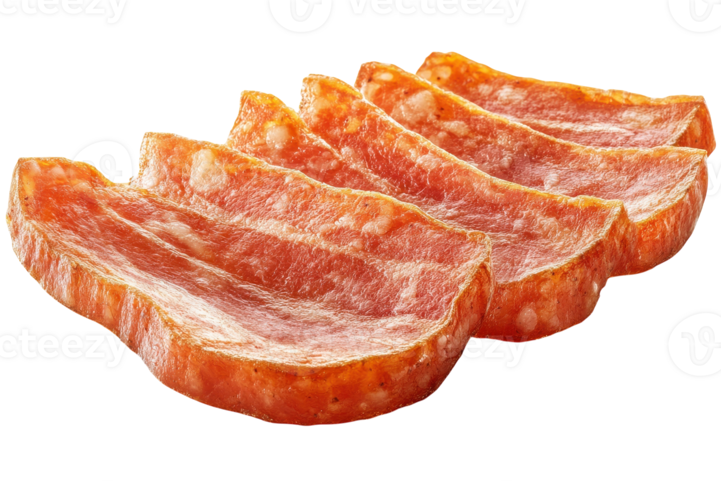 Deliciously sliced cured meat ideal for sandwiches, charcuterie boards, or snacking at home or gatherings png