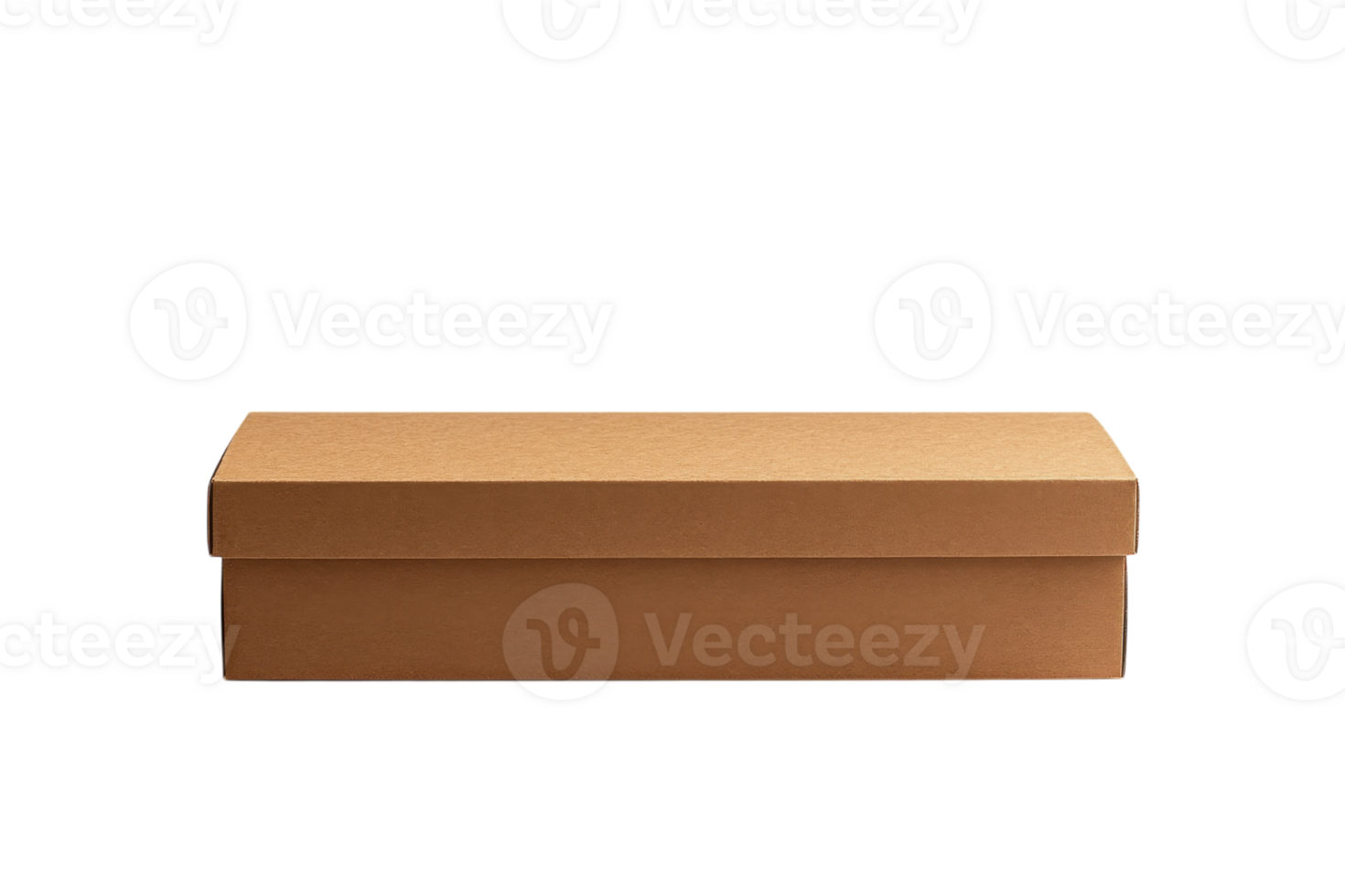 Simple brown cardboard box in a neutral setting suitable for storage or packaging needs png