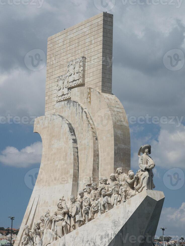 A statue of a man in lisbon photo
