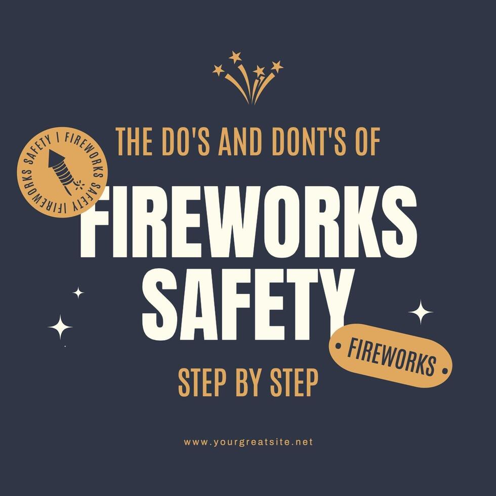 new year party safety infographic for instagram post slider template