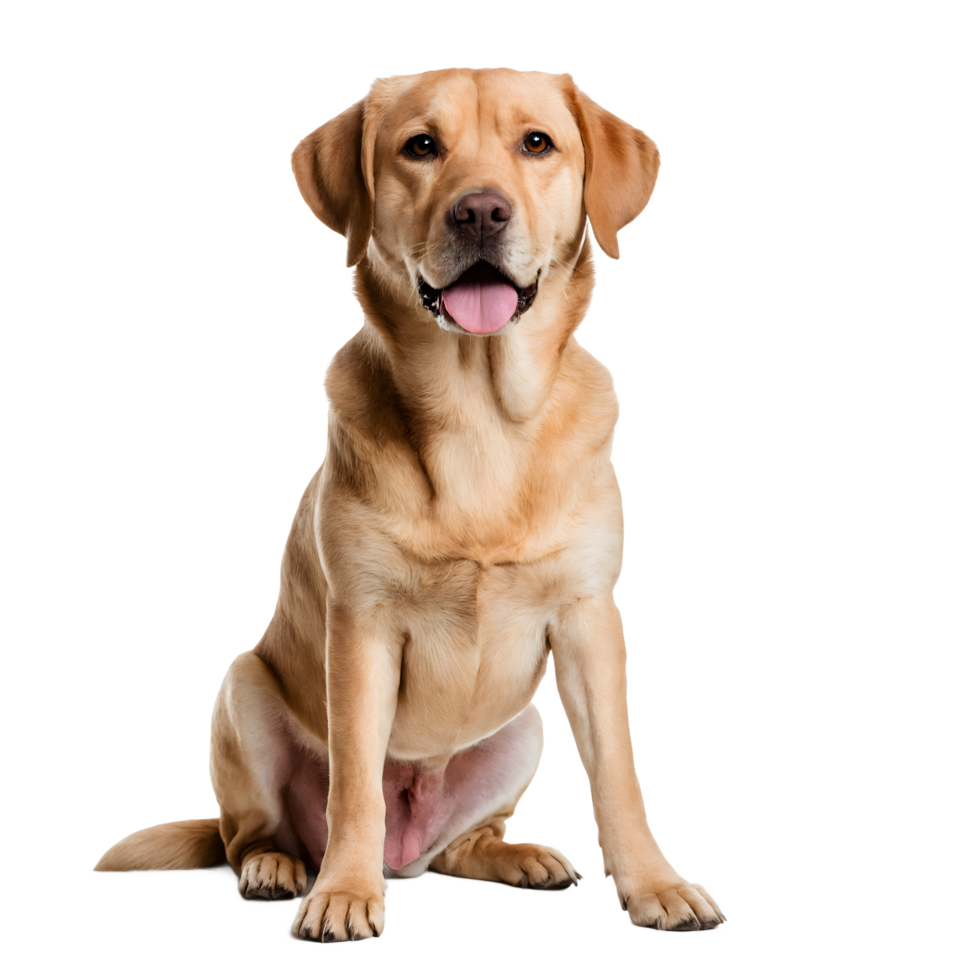 a sitting dog transparent png