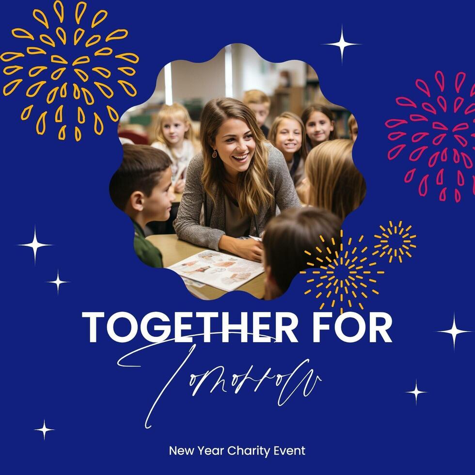 Company Education Charity LinkedIn Post template