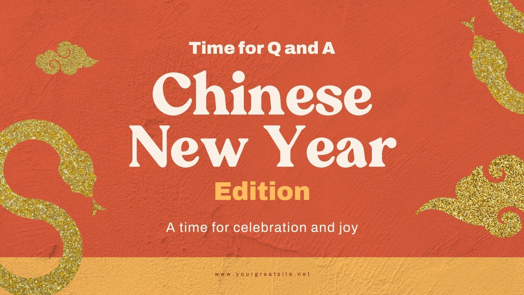 Chinese new year trivia for twitter post template