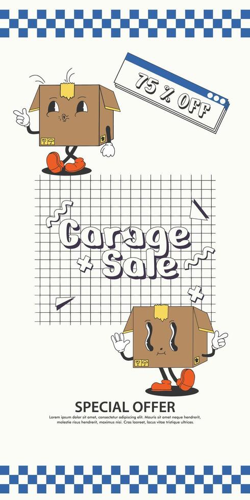 box design year end sale vector