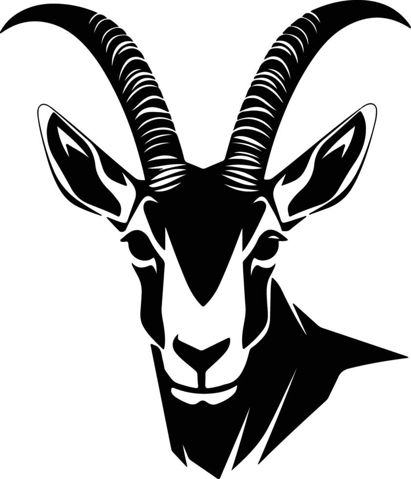 enchanting Black silhouette of bongo head vector