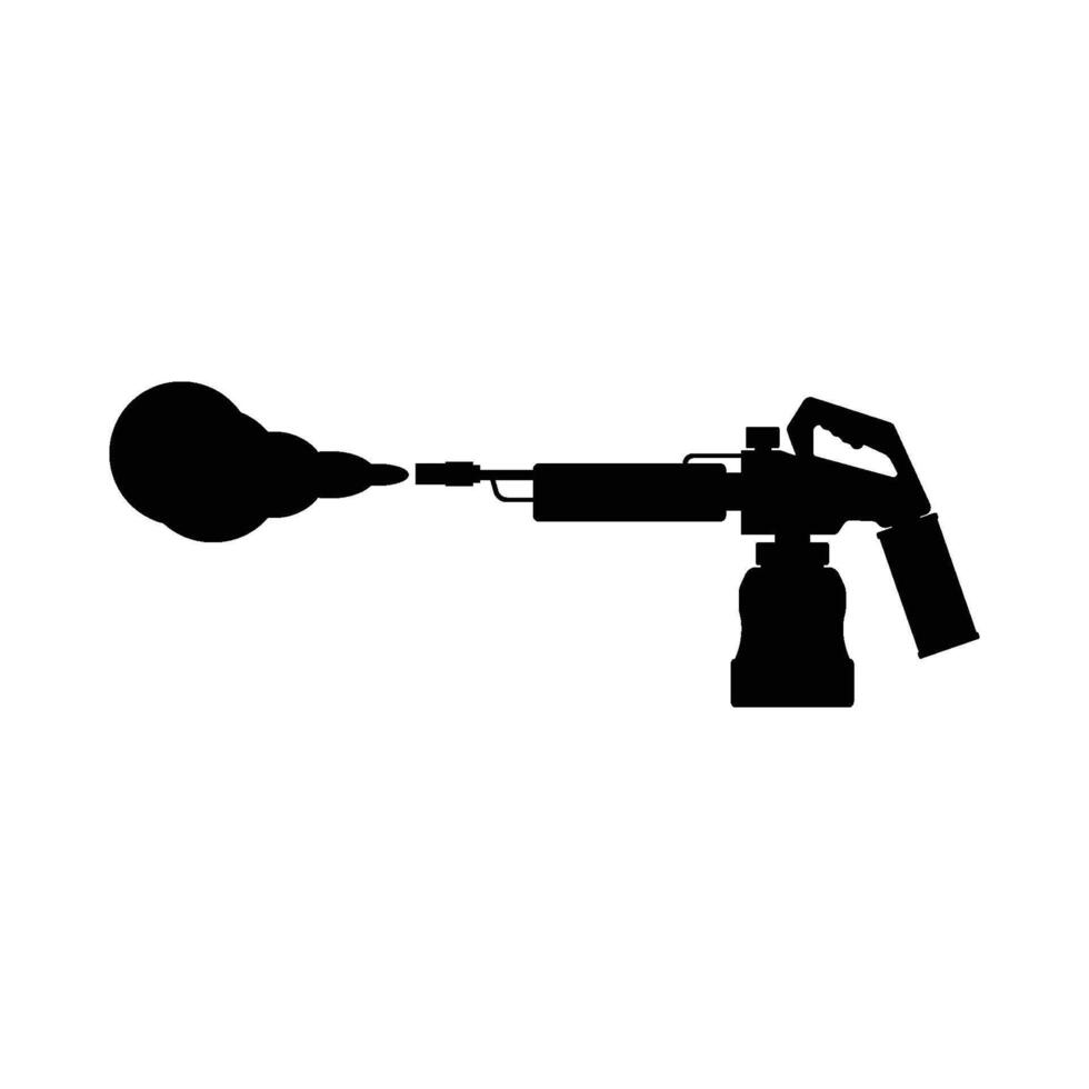 mosquito fogging machine icon illustration design vector