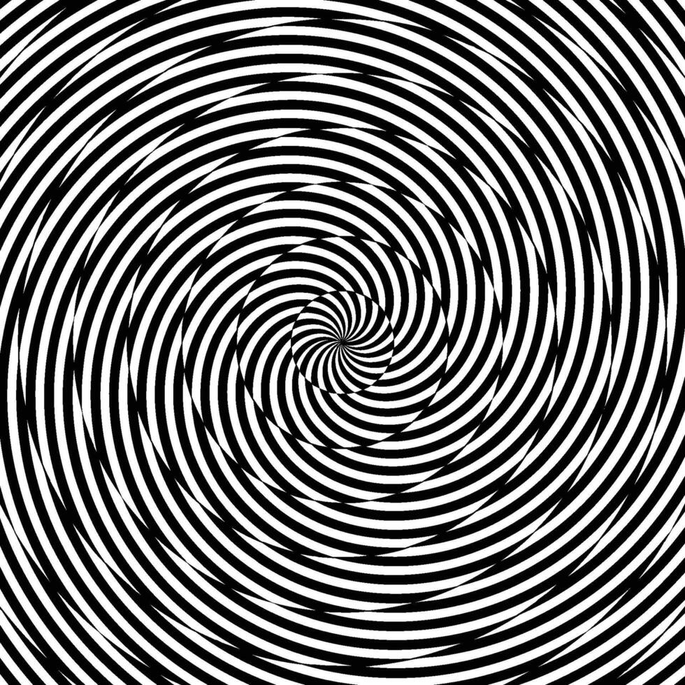 abstrack black and white spiral squares background vector
