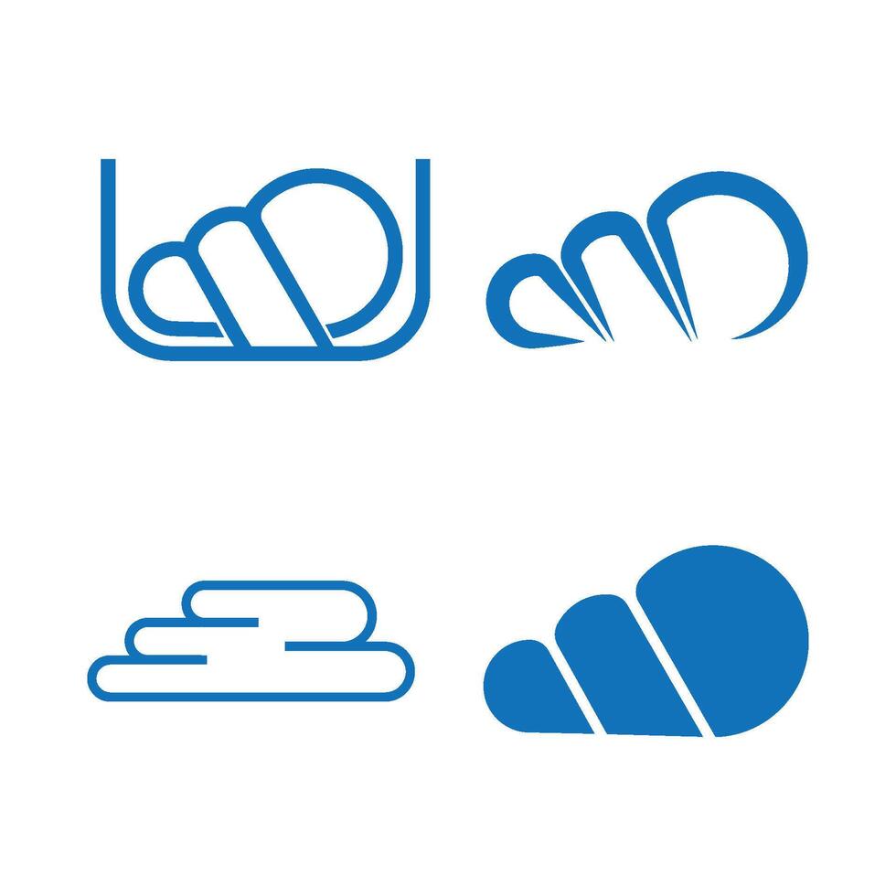 technology cloud icon illustration design vector