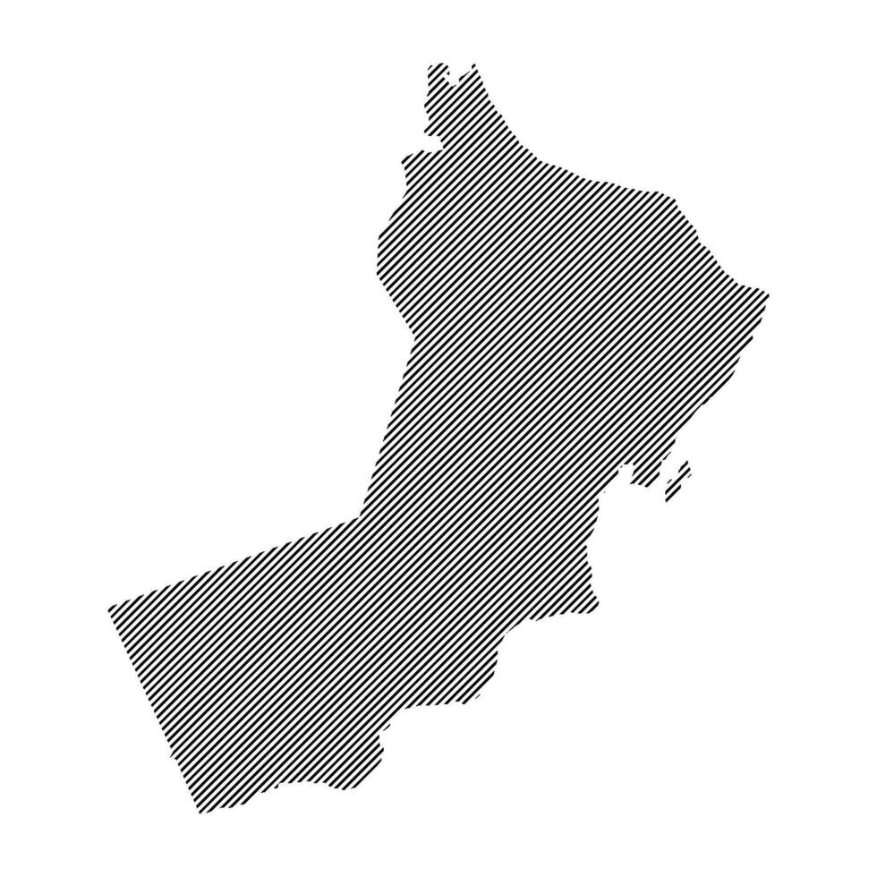 oman map icon vector
