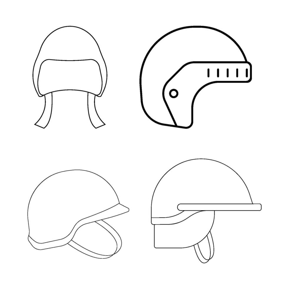 military helmet icon vector