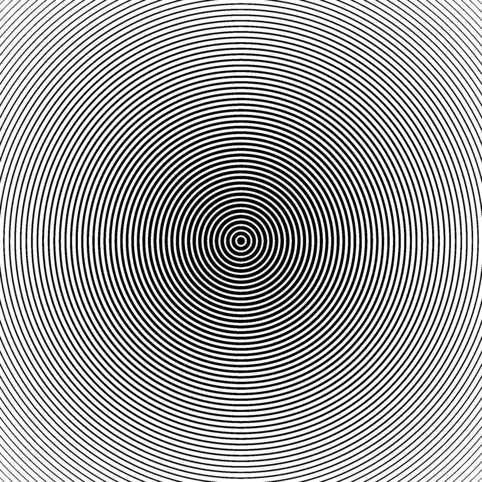 Concentric Circular Line Pattern Design vector
