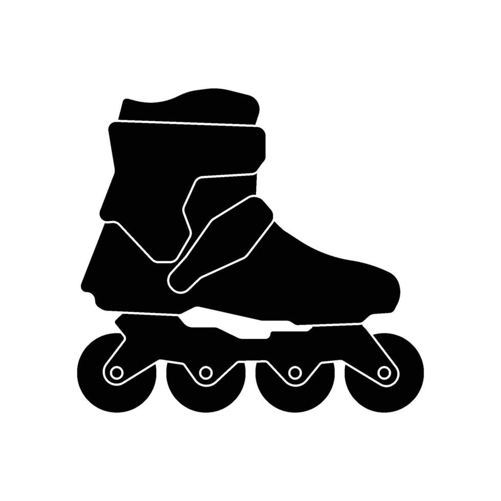 Roller skate icon illustration vector