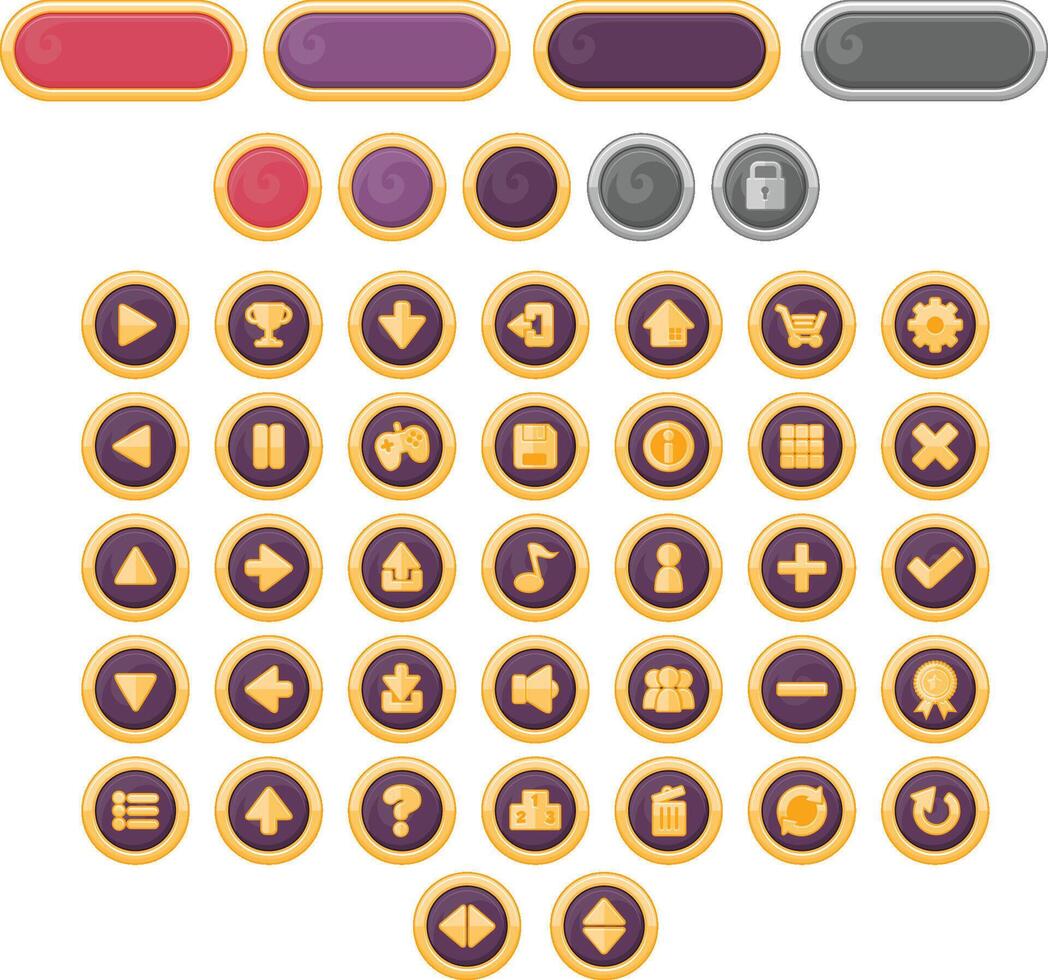 Dark Halloween Horror Game Button vector