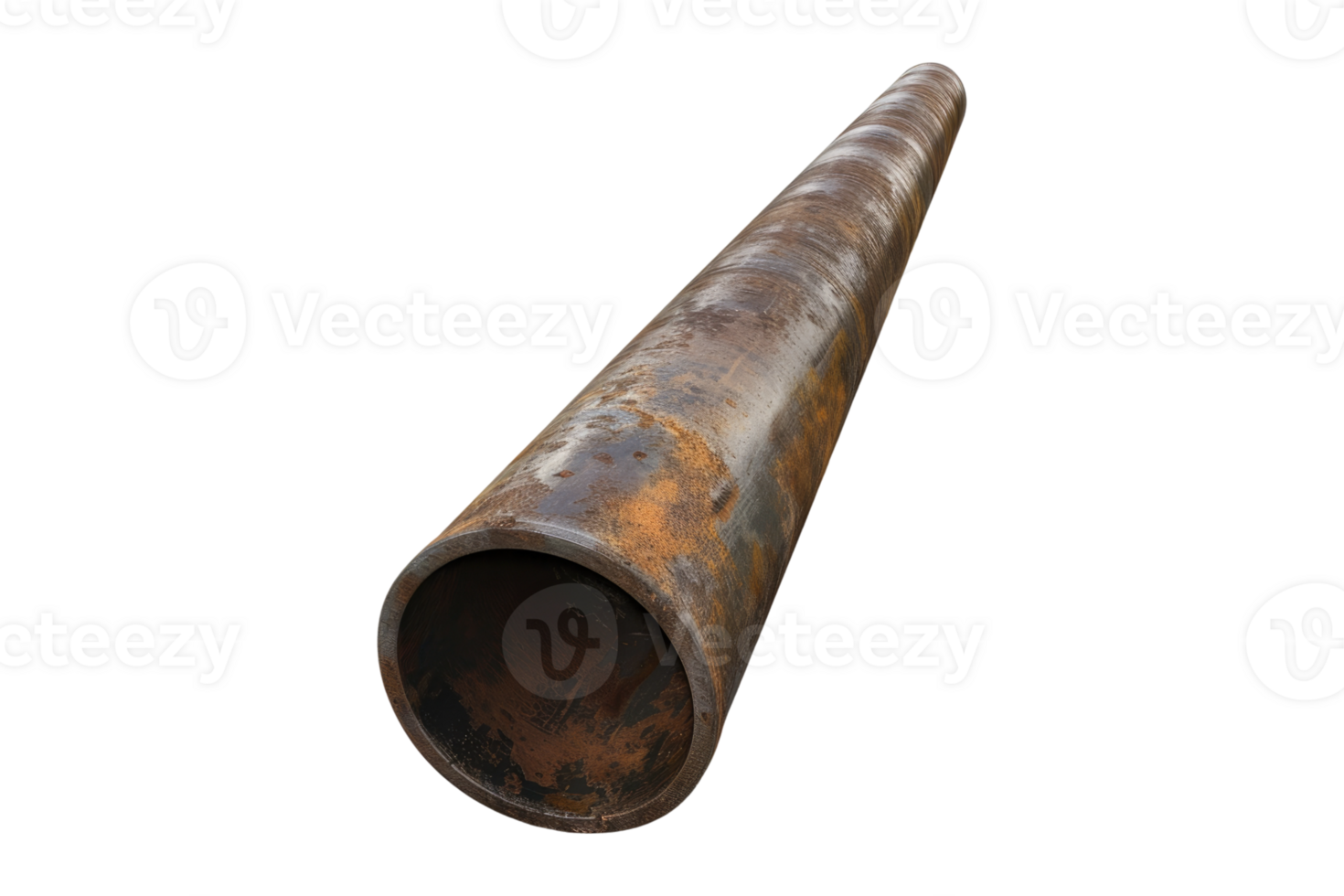A pipe is shown on a transparent background png