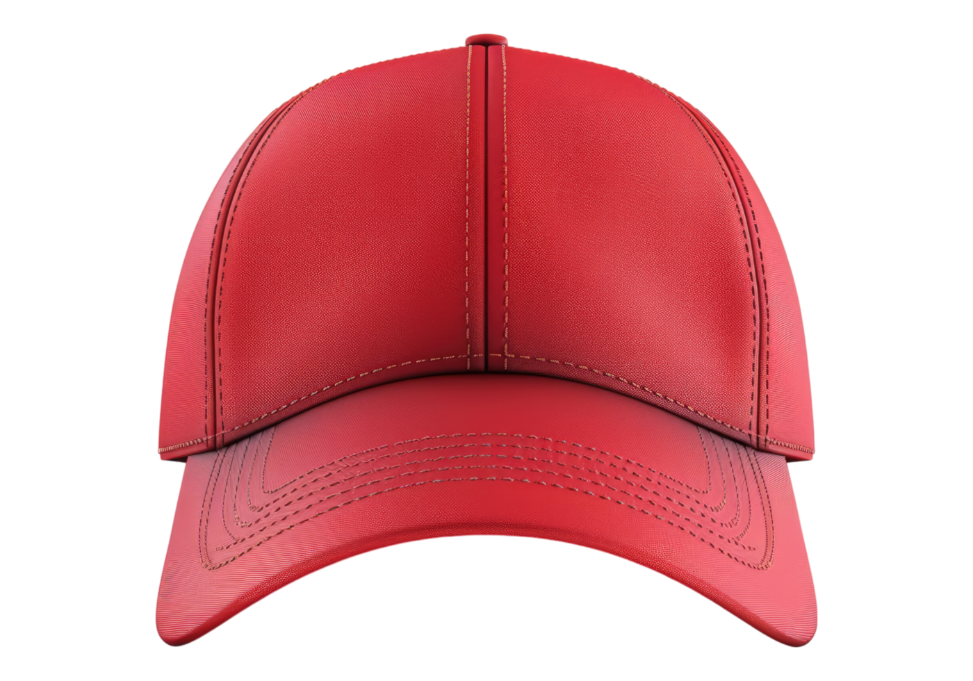 A red baseball cap on a transparent background png