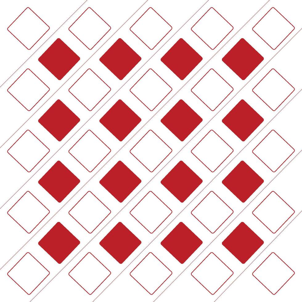 Red square pattern, background, geometric design, seamless pattern, abstract, minimal, modern, repeating pattern vector