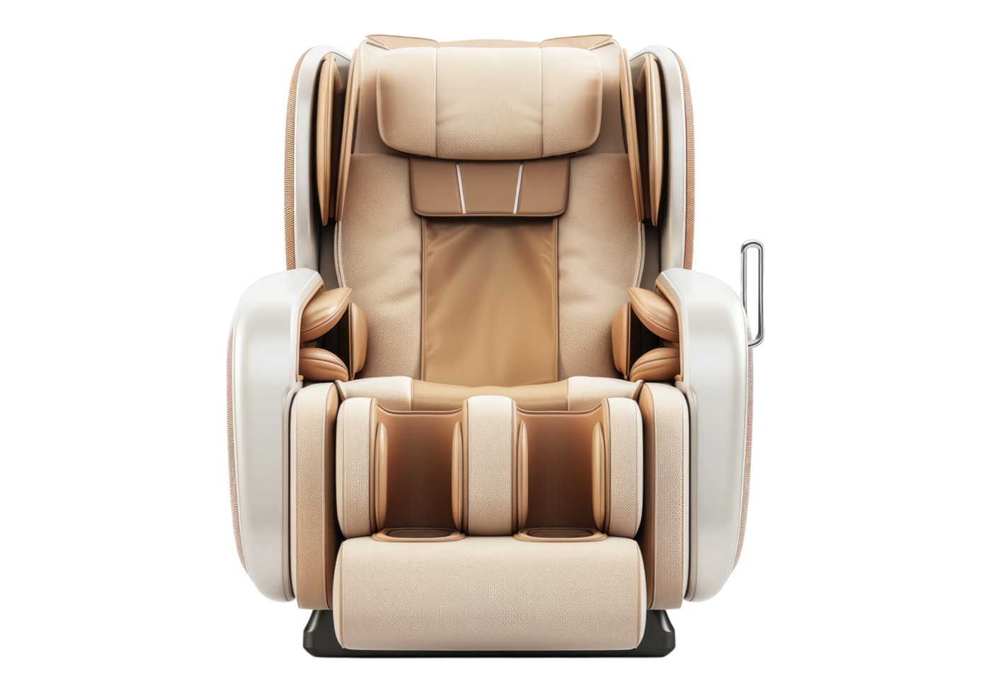 le massage chaise est montré dans une blanc et beige Couleur png