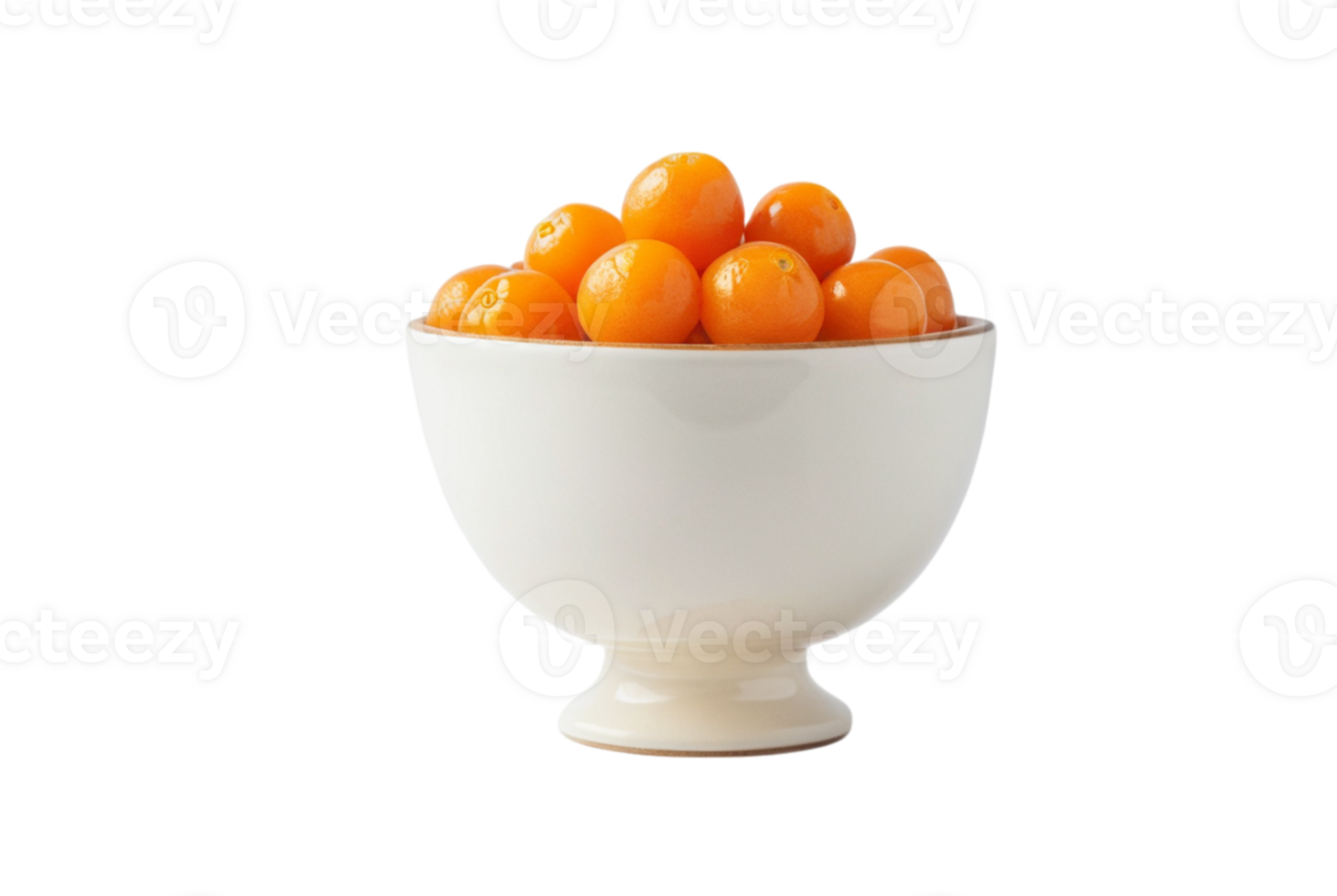 Kumquat with bowl on table png