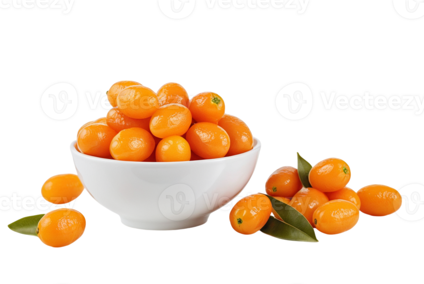 Kumquat with bowl fresh delight png