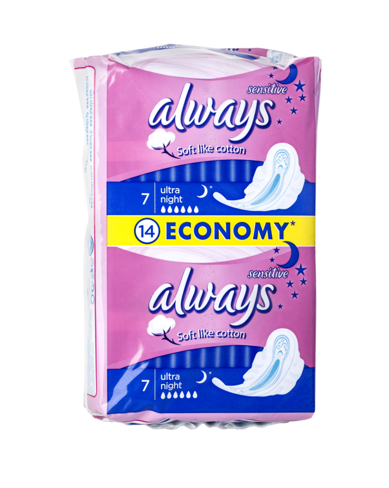 Pack of 14 Allways Ultra Sanitary Pads png