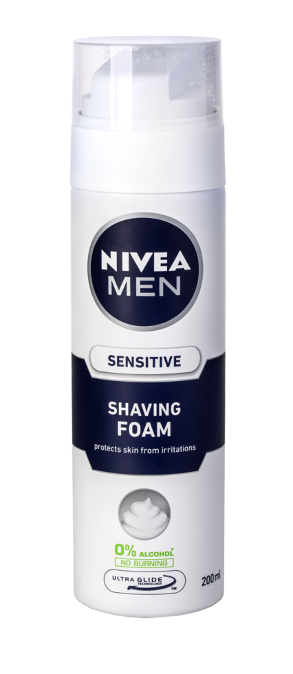 Can of Nivea Men. Shaving Gel png