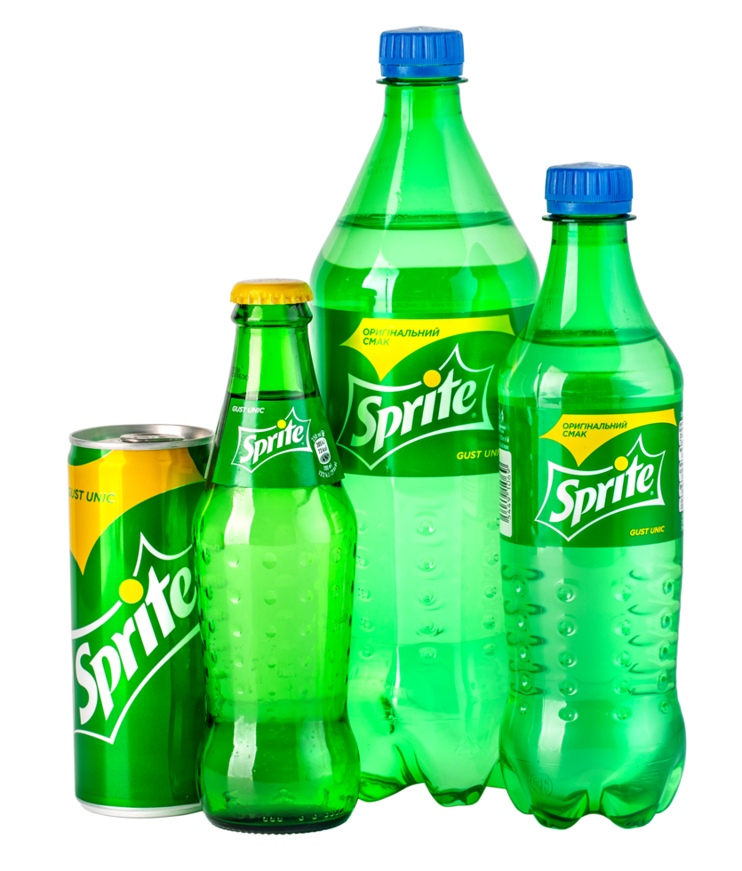 Sprite plastic bottle png