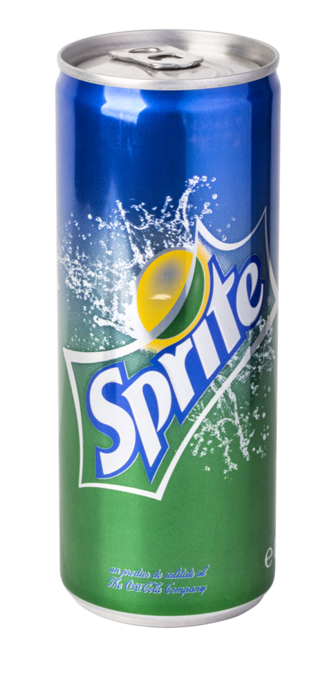 Sprite can on transparent background png