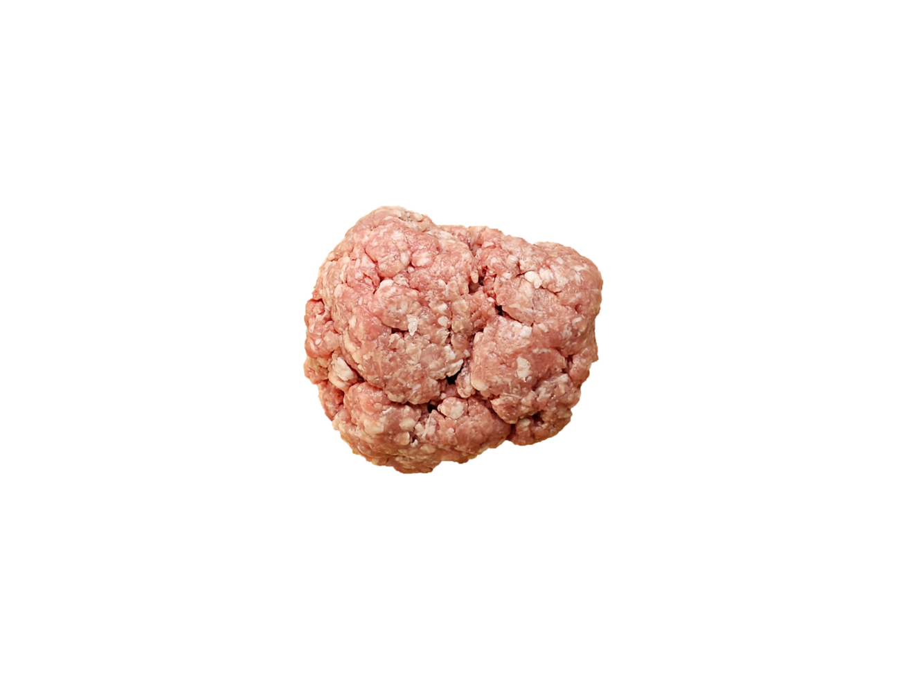 Minced pork. on transparent background png