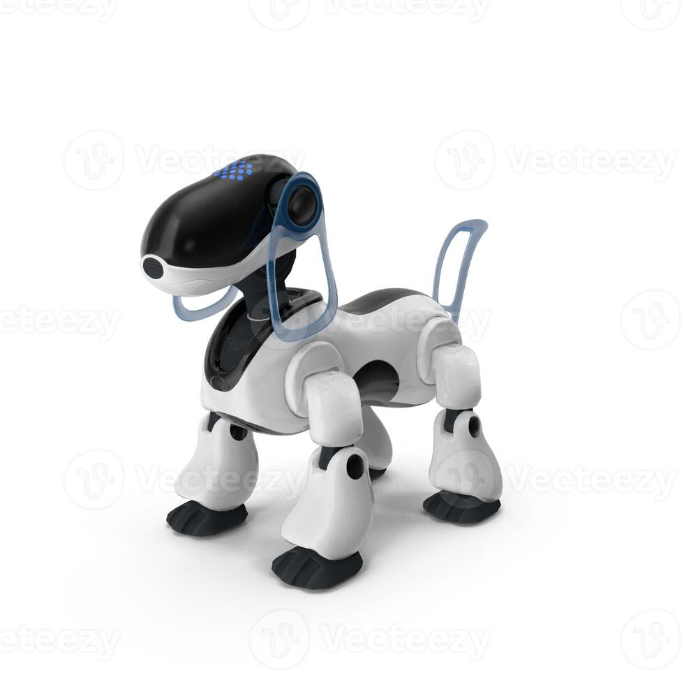 Science Fiction Day with Futuristic Robot Icons, Heart Symbols photo