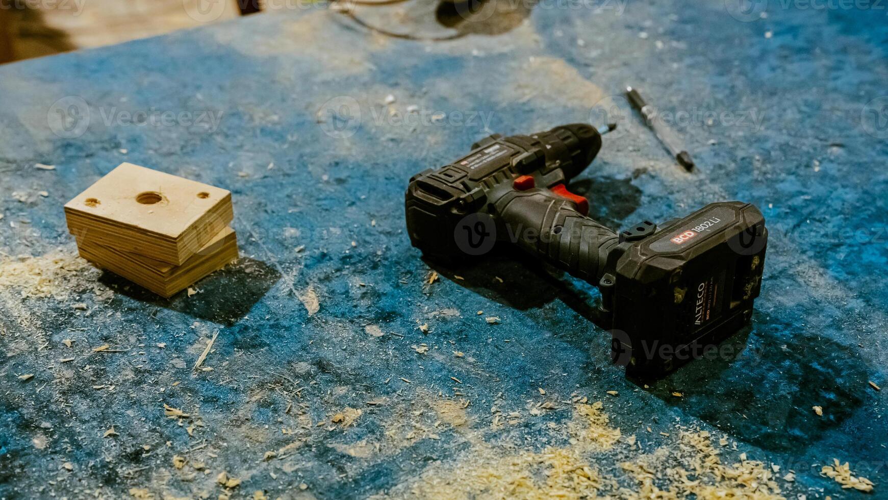 Various tools. file, screwdriver, hammer, pliers, garden tools are displayed on wooden shelf inside rustic garage or manufactory, workshop studio in a rustic garden house. Hobby, leasure activity. High quality photo