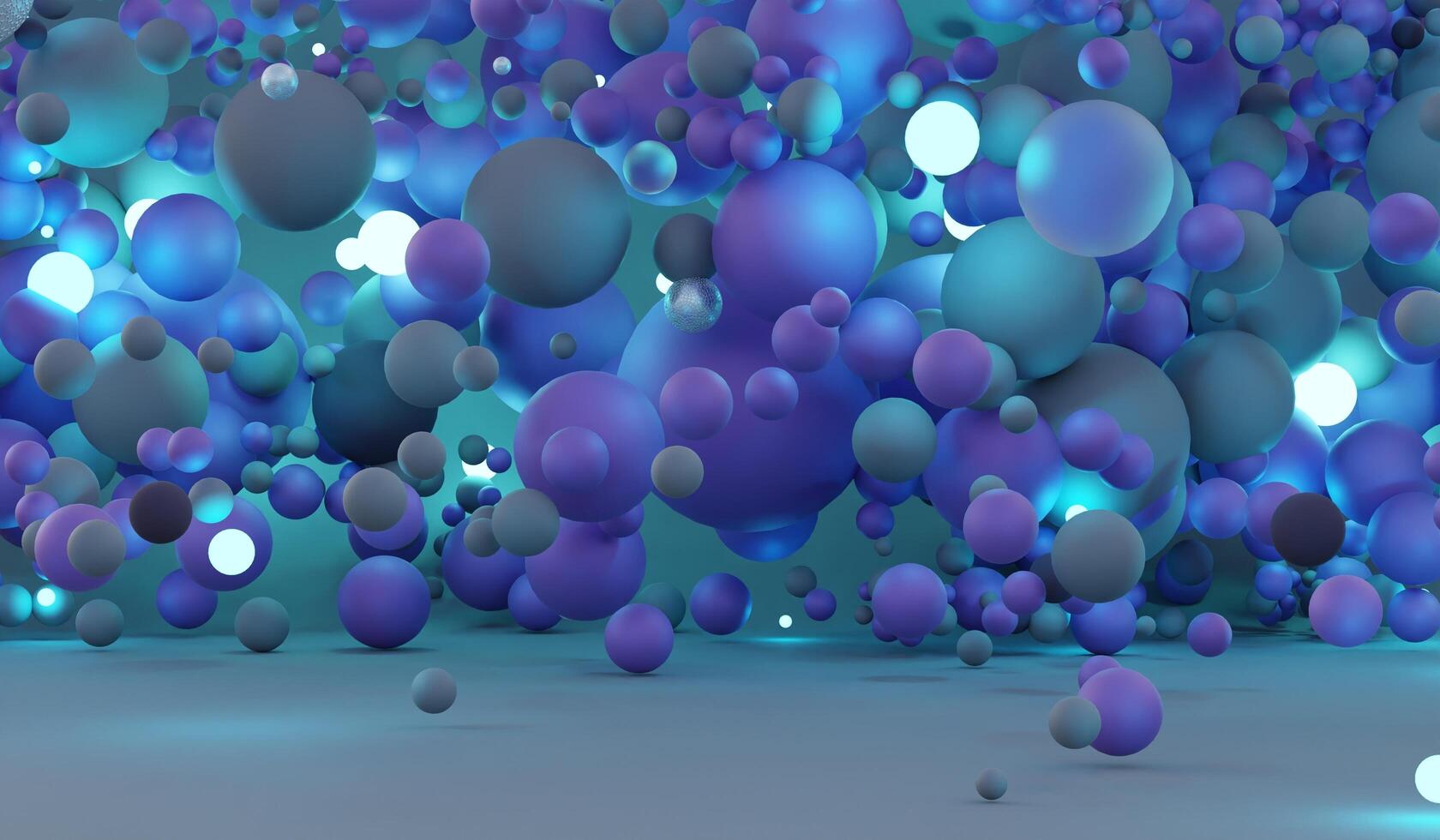 Abstract ball background, multicolored, balloon backdrop, 3D illustration photo