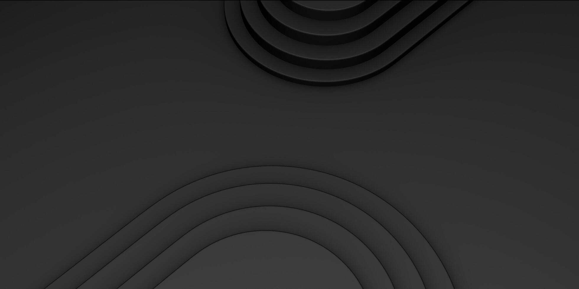 Geometric background, black lines, 3D illustration photo