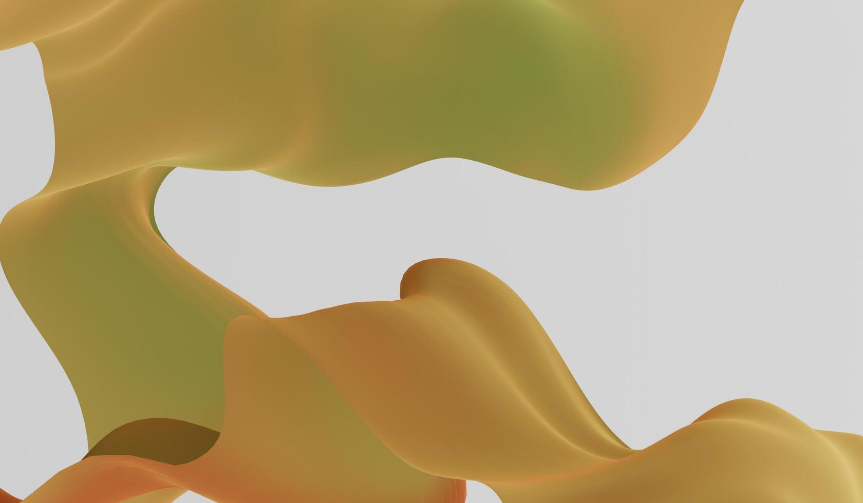 Abstract stripes, transparent acrylic, 3D illustration photo