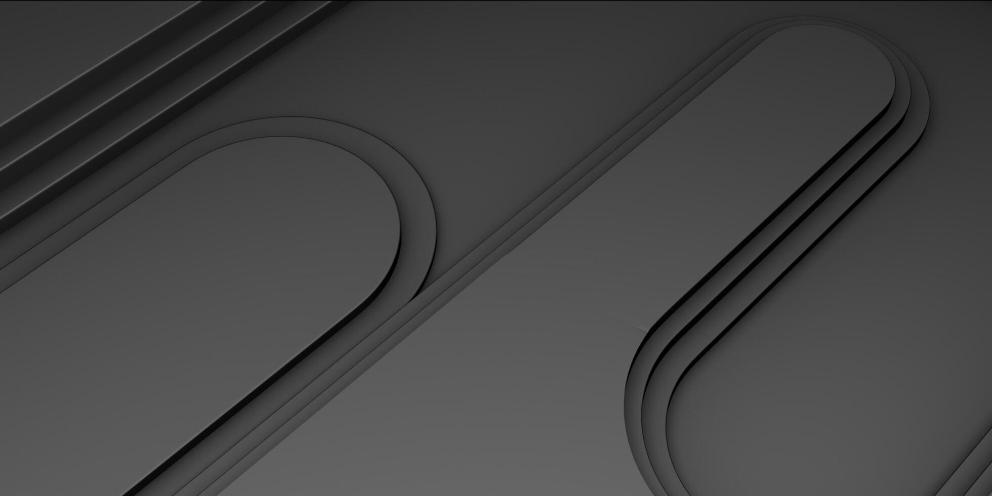 Geometric background, black lines, 3D illustration photo