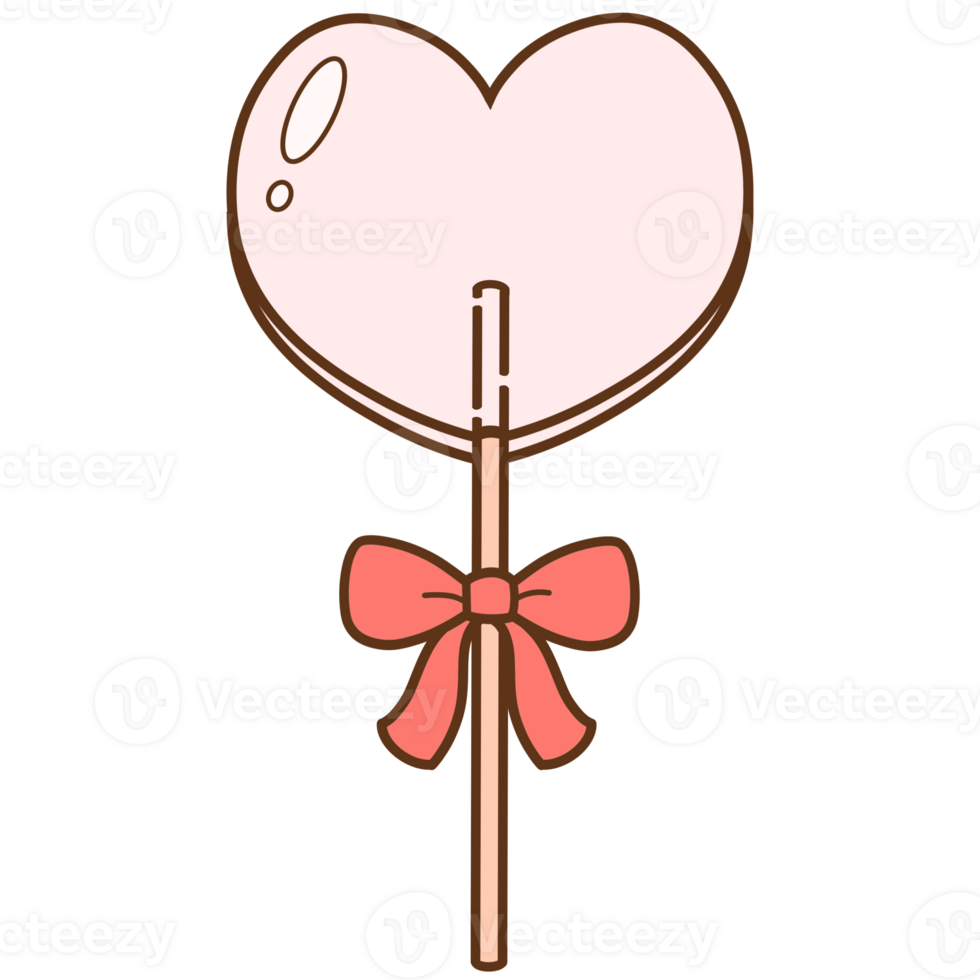 Lollipop, cartoon, valentine png