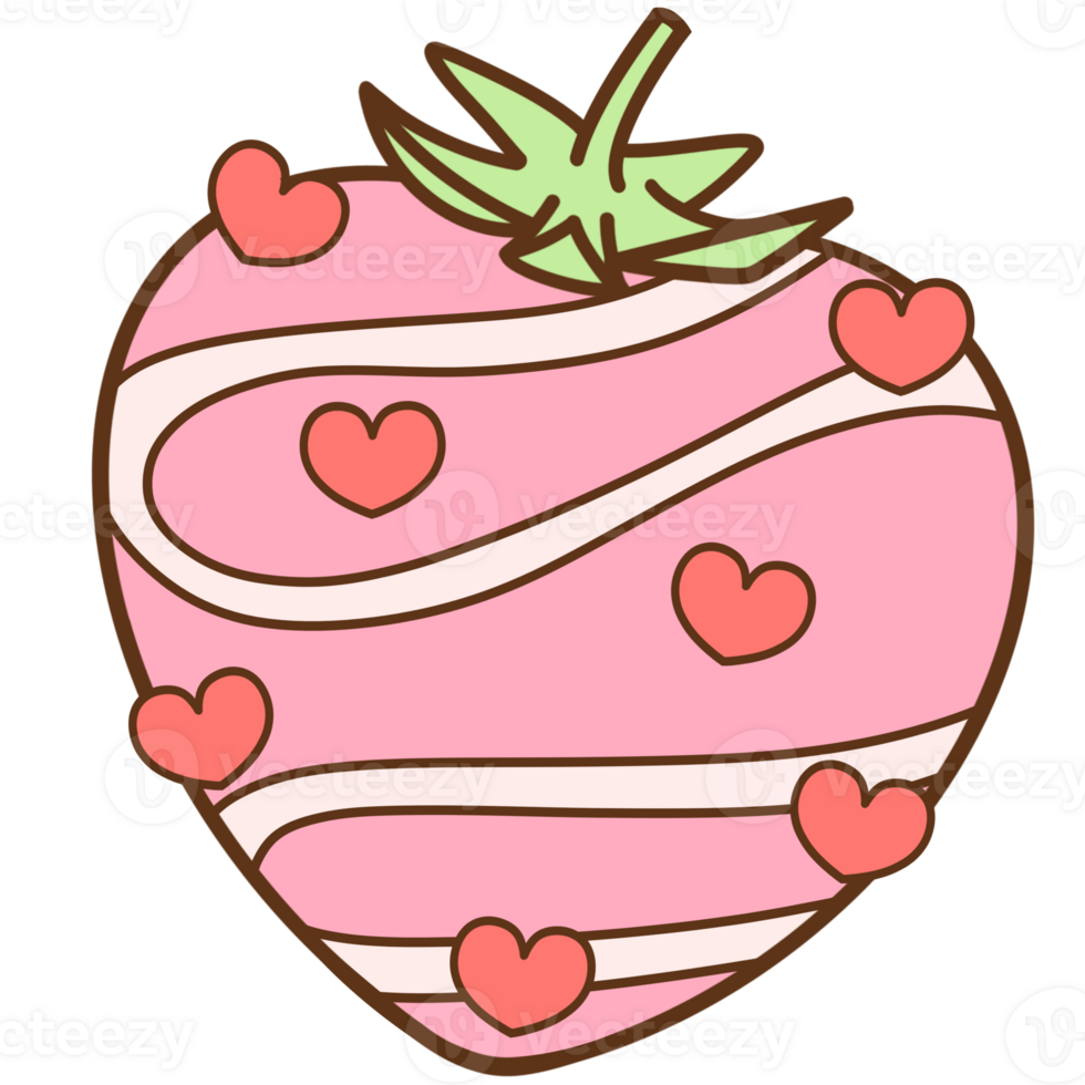 Strawberry, pink, valentine png