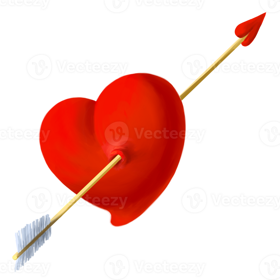 Heart and Arrow png