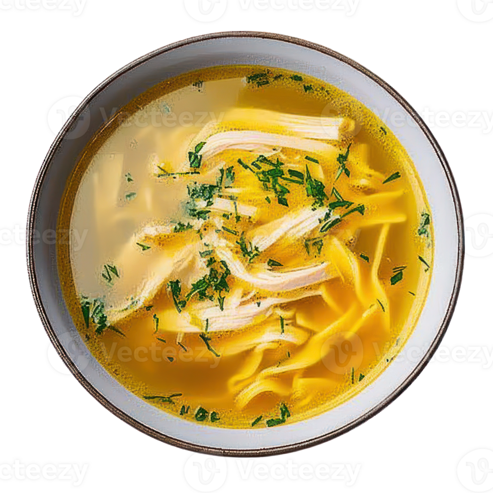 Delicious Chicken Noodle Soup Homemade Recipe Comfort Food png
