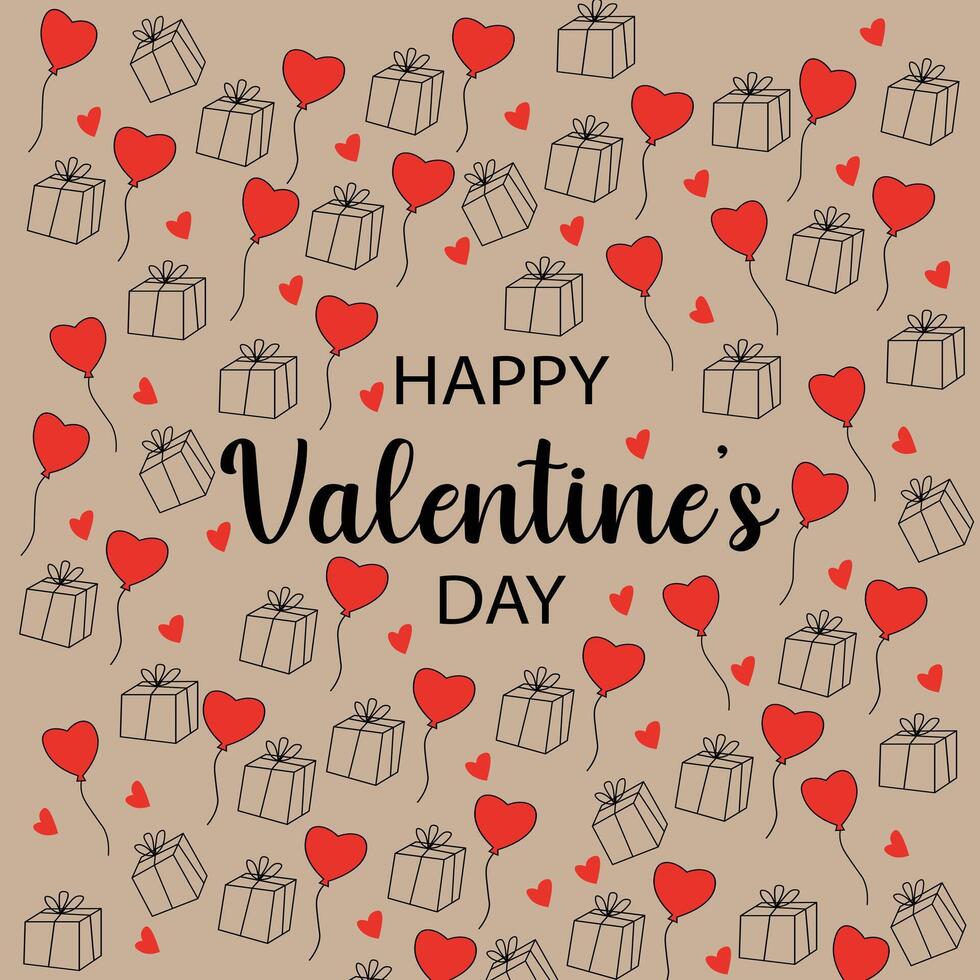 Happy Valentines day vector